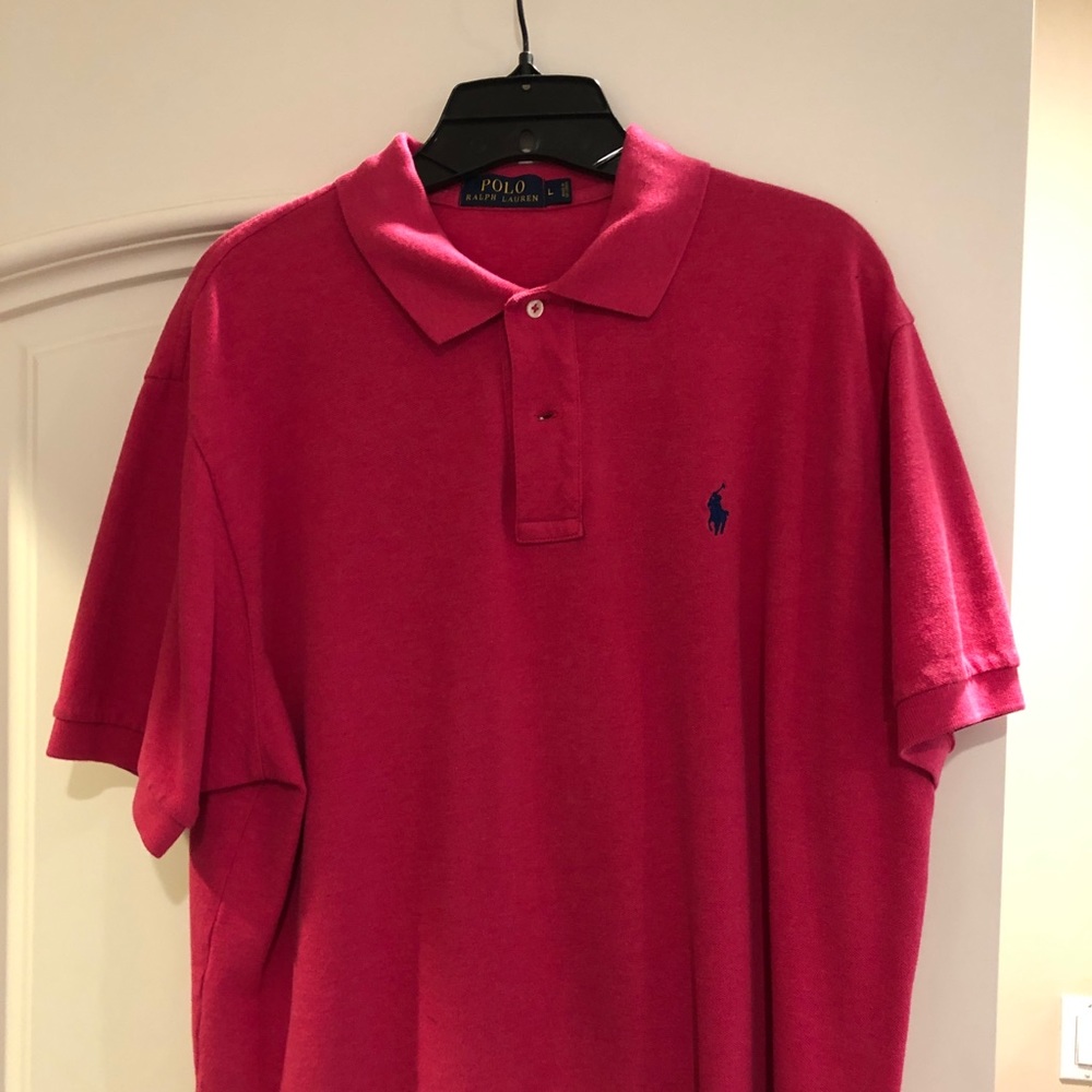 New Polo Ralph Lauren men’s polo pink Size Large